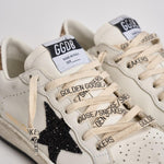 Sneakers donna Ball Star con strass bianca GWF00117 F00611810750 GOLDEN GOOSE 