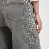 Jeans donna Melody in denim grigio GWP02079 P00234860100 GOLDEN GOOSE 