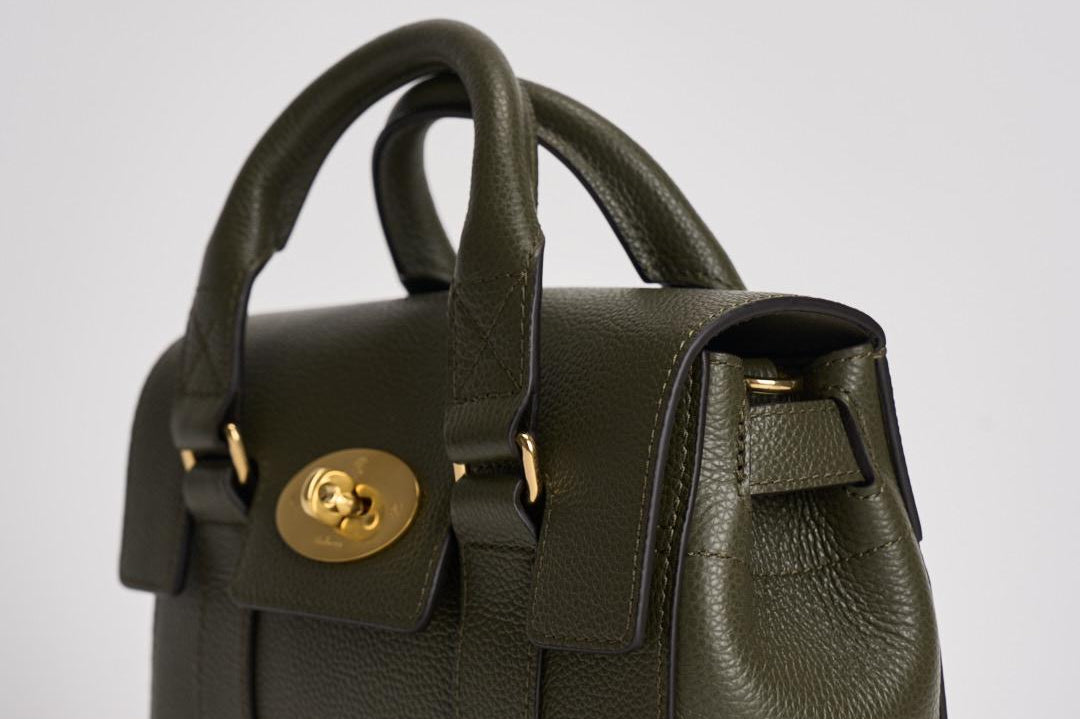 Borsa donna mini bayswater verde militare RL8928 Q749 MULBERRY 