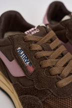 Sneakers donna Reelwind in suede marrone WWLW UT12 AUTRY 