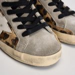 Sneakers donna Super Star in cavallino leopardato GWF00101 F00810315868 GOLDEN GOOSE 