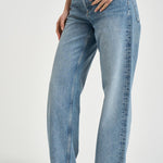 Jeans donna gamba dritta in denim chiaro A317 1885CONCLUSION AGOLDE 