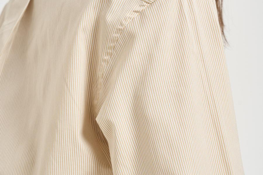 Camicia donna a righe giallo pastello 211910743 505 RALPH LAUREN 