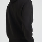 Felpa uomo con cappuccio in pile nera SH9626 031 LACOSTE 