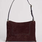 Borsa donna "Penelope" Slouch in suede bordeaux 000148 ACAISUEDE WANDLER 