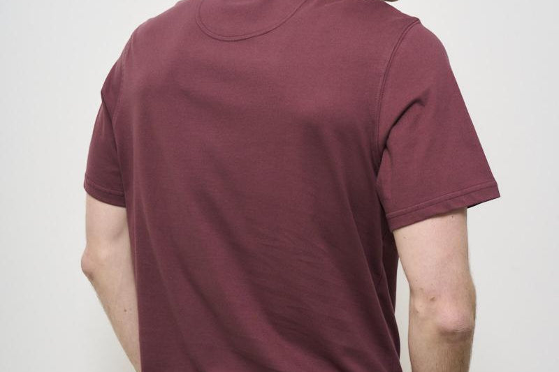 T-shirt uomo girocollo bordeaux MTS0502 PU12 BARBOUR 