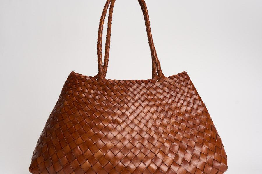 Borsa donna Santa Croce Big coccio 8892 TAN DRAGON DIFFUSION 