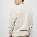Felpa uomo girocollo panna con stampa rosa SWPM 75JL AUTRY 