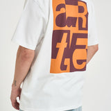 T-shirt uomo con stampa bianca 143T 100 ARTE ANTWERP 