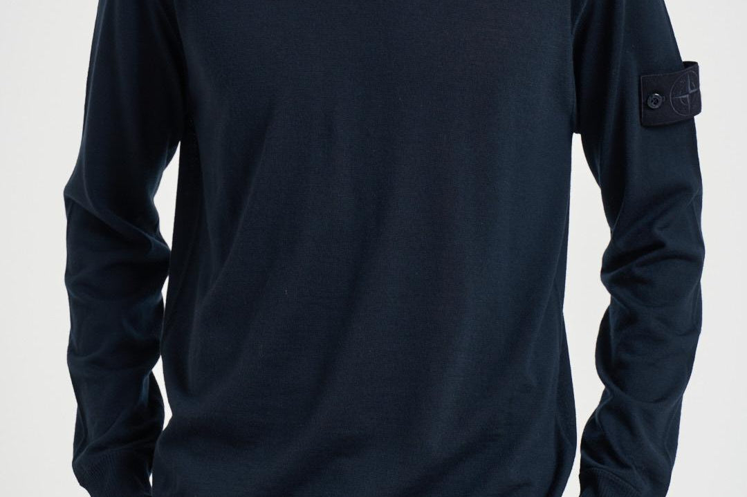 Maglia uomo girocollo blu 5100074 S00FCV0020 STONE ISLAND 