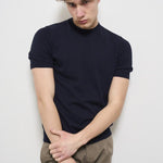 T-shirt uomo girocollo blu AU1020C 1001 ALPHA STUDIO 