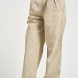 Pantaloni donna beige a vita alta PA0634FA D1G04E90BE MARANT ETOILE 