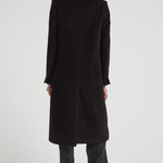 Cappotto donna doppiopetto marrone scuro JOLECC E30004MORO TAGLIATORE 