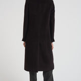 Cappotto donna doppiopetto marrone scuro JOLECC E30004MORO TAGLIATORE 