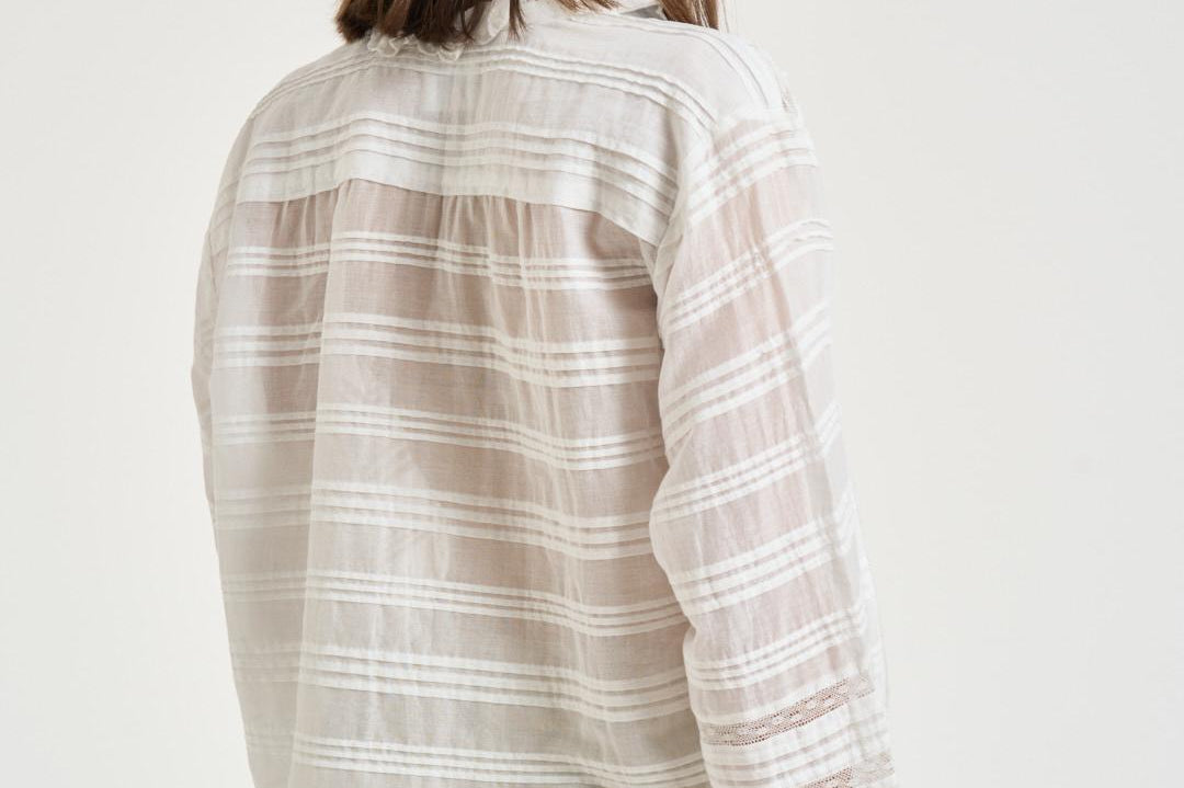 Camicia donna in pizzo bianca HT0817FA D1J05E20WH MARANT ETOILE 