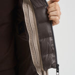 Piumino uomo midi sabbia F09MUCX501 16126 MONTECORE 