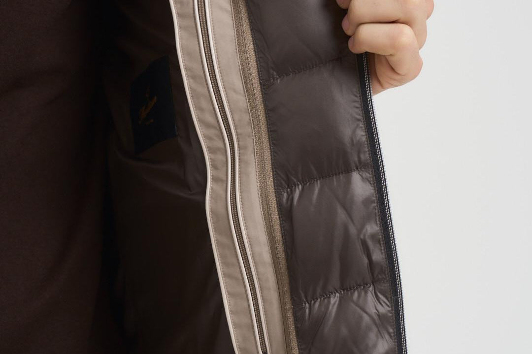 Piumino uomo midi sabbia F09MUCX501 16126 MONTECORE 