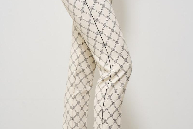 Pantalone donna skinny panna PAS71 E84 ELISABETTA FRANCHI 