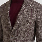 Giacca uomo principe di galles grigia 2812 557143 L.B.M. 