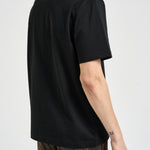 T-shirt uomo girocollo nera TH7318 031 LACOSTE 