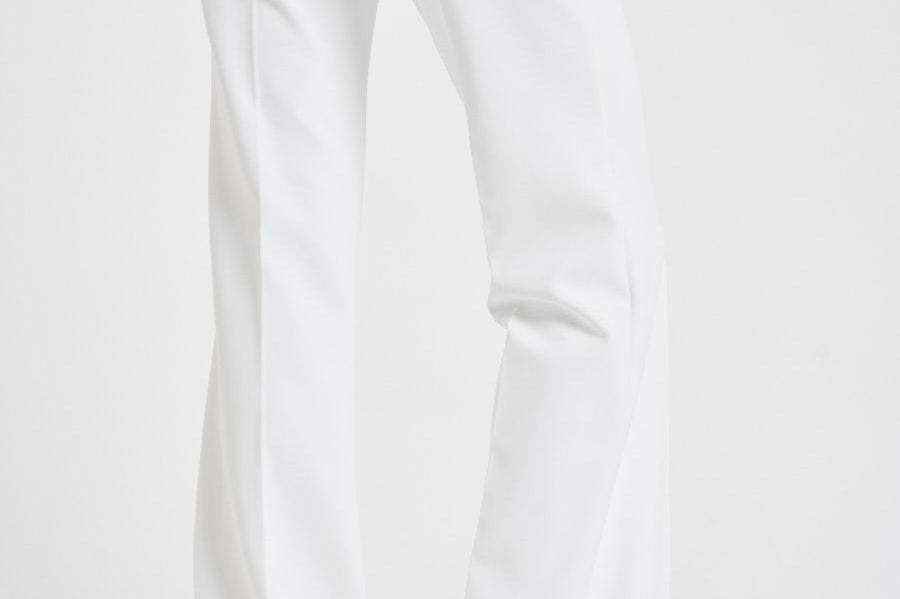 Pantalone donna gamba dritta bianco PA171 360 ELISABETTA FRANCHI 