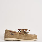 Mocassino donna Portland da barca in suede taupe 77131JW AF0 SEBAGO 