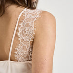 Top donna in stile lingerie cipria 106623A385 LYDIAP97 PINKO 