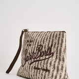 Pochette donna Aline sangallo marrone ALINESANGALLO 00561L MC2 SAINT BARTH 
