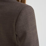 Giacca donna doppiopetto Powo tortora D420021X POWO024CASTAGNA P.a.r.o.s.h. 