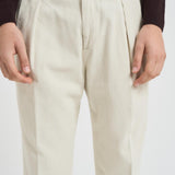 Pantalone uomo a costine sabbia BELLOD 40045130 BRIGLIA 