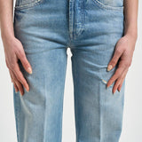 Jeans donna dritto Jacklyn in denim chiaro DP427 DF0283DLV7800 DONDUP 