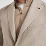 Giacca uomo monopetto in lana beige 1SMC22K C90041A1128 TAGLIATORE 