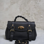 Borsa donna in pelle nera "Alexa" RL6595 736A100 MULBERRY 