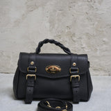 Borsa donna in pelle nera "Alexa" RL6595 736A100 MULBERRY 