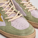 Sneakers donna Ball Star grigia e gialla GWF00117 F00814583251 GOLDEN GOOSE 