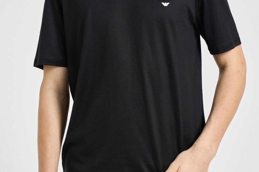 T-shirt uomo nera a maniche corte EM004592 AF13747UC001 EMPORIO ARMANI 