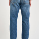 Jeans uomo tapered crop in denim medio MUSSO UP518 341 DEPARTMENT FIVE 