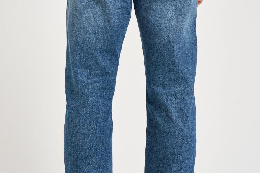 Jeans uomo tapered crop in denim medio MUSSO UP518 341 DEPARTMENT FIVE 