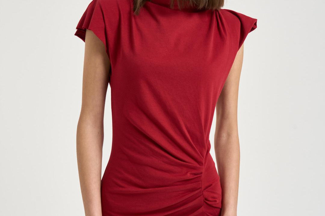 Abito donna lungo Nadela rosso RO0307FA A1N41I70CH ISABEL MARANT 