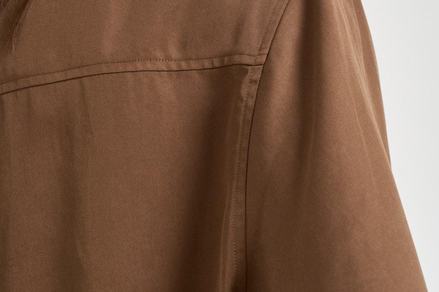 Blusa donna maniche a tre quarti marrone TYC01 MOCHA NINE IN THE MORNING 
