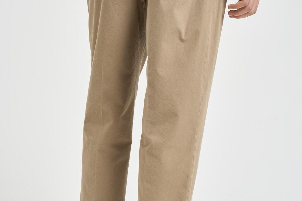 Pantalone uomo doppia pinces beige BELLOD 300519553 BRIGLIA 