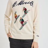 Maglia uomo girocollo panna HERONC STMORITZSKI10 MC2 SAINT BARTH 