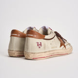 Sneakers uomo Super-star crema e tabacco GMF00758 F00811015400 GOLDEN GOOSE 