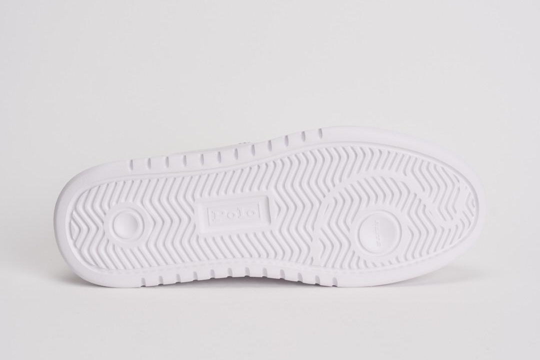 Sneakers uomo RLite Court bianco e blu 809974097 001 RALPH LAUREN 