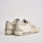 Sneakers uomo Super star bianca e grigia GMF00102 F00535911166 GOLDEN GOOSE 