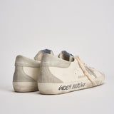 Sneakers uomo Super star bianca e grigia GMF00102 F00535911166 GOLDEN GOOSE 
