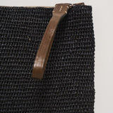 Pochette donna Ampy in rafia nera AMPY BLACK IBELIV 