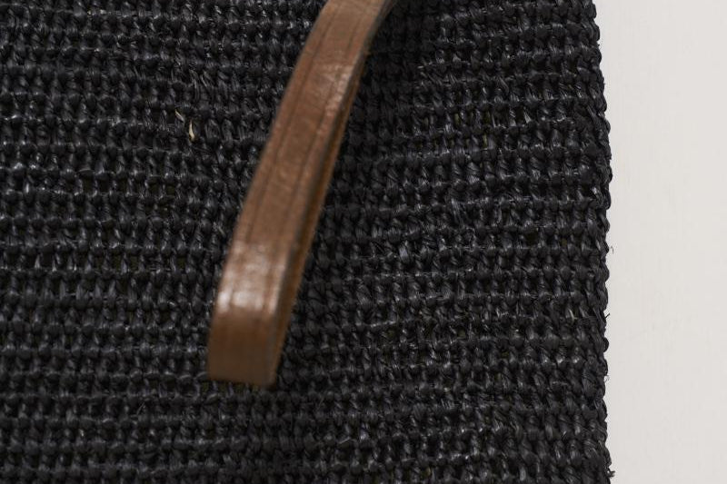 Pochette donna Ampy in rafia nera AMPY BLACK IBELIV 