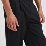 Pantalone uomo dritto nero BP165 PL127BL DROLE DE MONSIEUR 