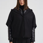 Piumino donna nero Resort con cappa PI00154DR 9300 HERNO 